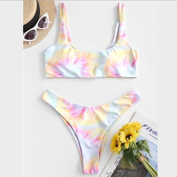 Zaful Other - Emma MacDonald X ZAFUL Tie Dye Bikini Set NWT ~ HP